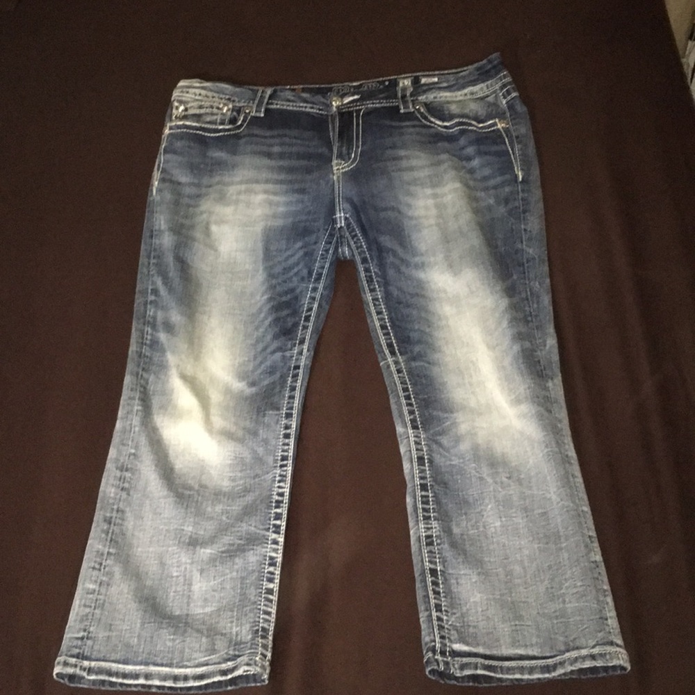 Miss me easy fit cropped jeans